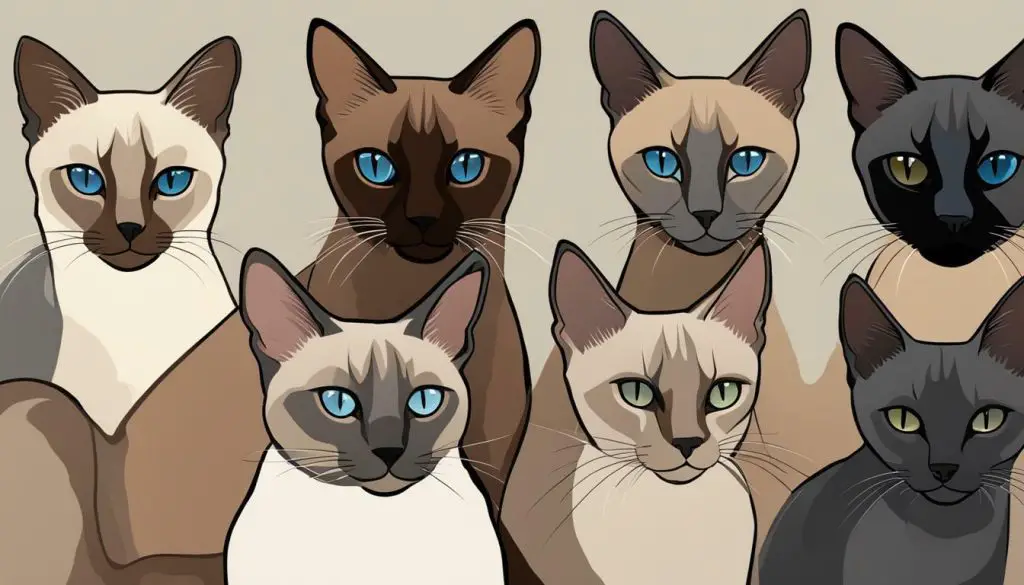 Color genetics in Tonkinese cats