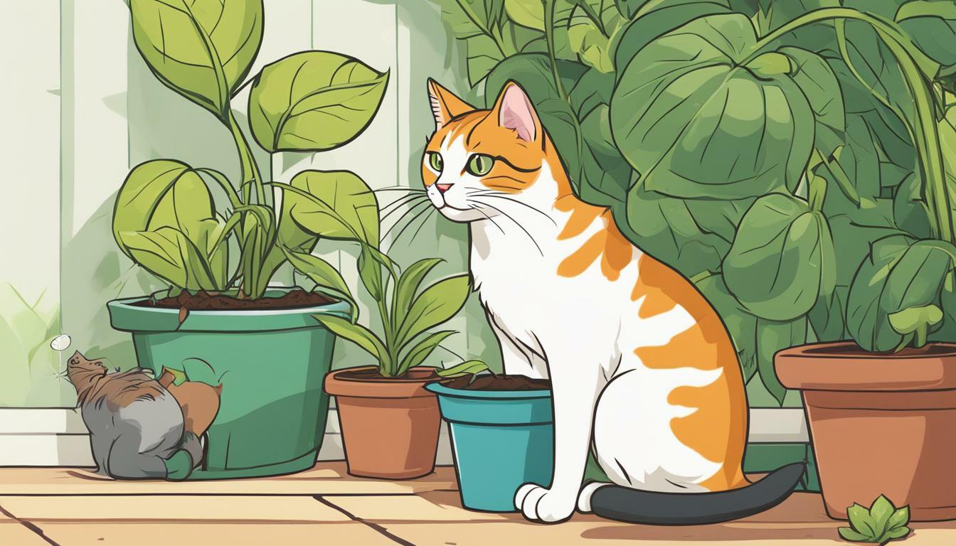 How to Stop Cat from Peeing in Plant. Cat Behavior And Feline Peeing