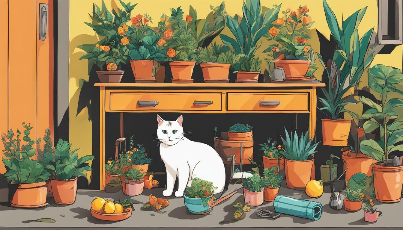 How to Stop Cat from Peeing in Plant. Cat Behavior And Feline Peeing