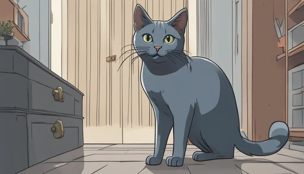 Russian Blue cat aggressive behavior triggers