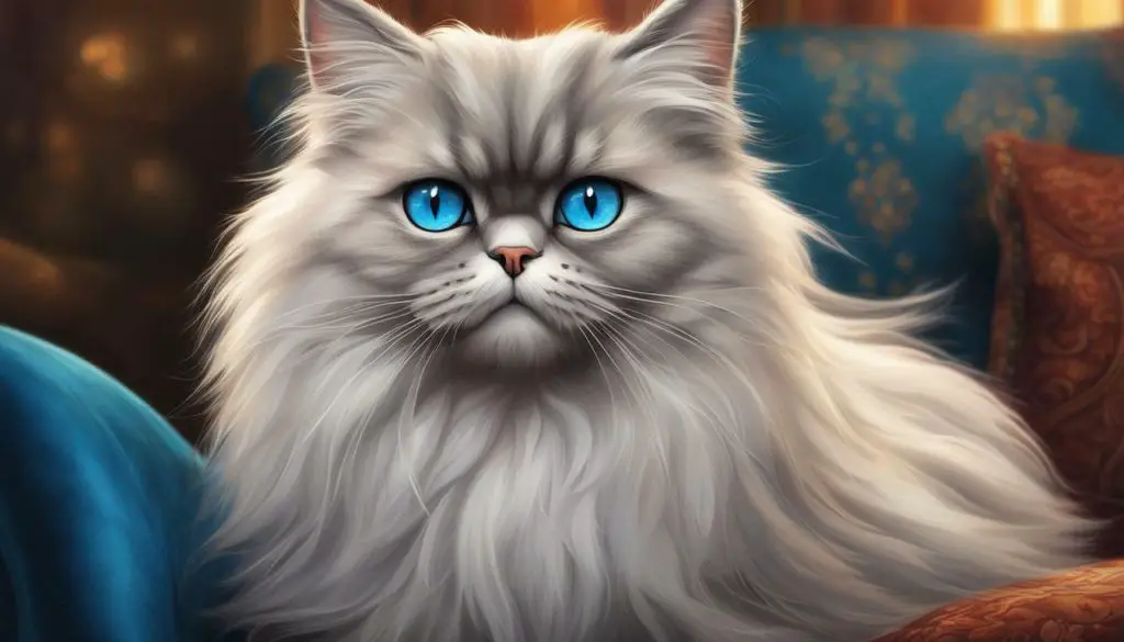 blue eyes in Persian cats